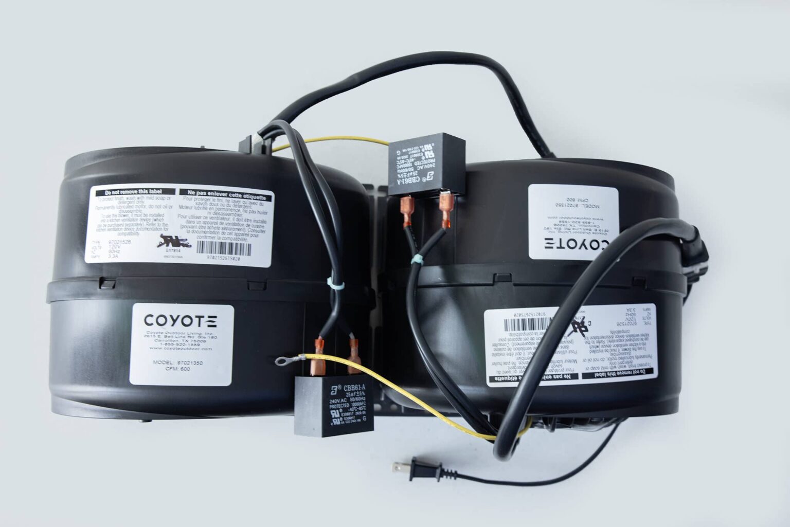 1200 CFM Blower for Outdoor Hoods - MOQ 6 - Coyote Outdoor Living