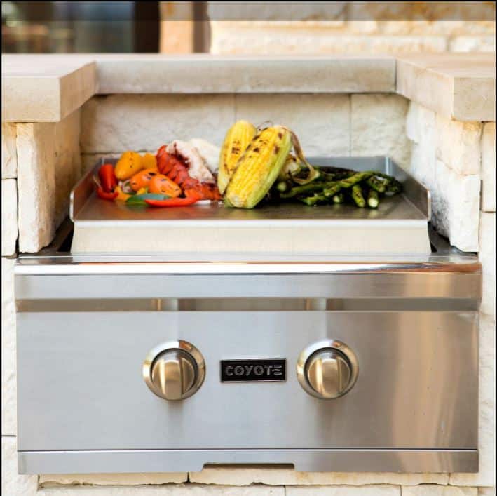 キッチン家電 PETTANblendtec Coyote Tepanyaki Add-on for Power Burner - Coyote Outdoor Living