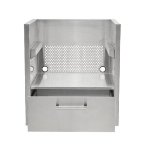 Outdoor Kitchen Built-in Sleeve for Asado or Power Burner - Coyote